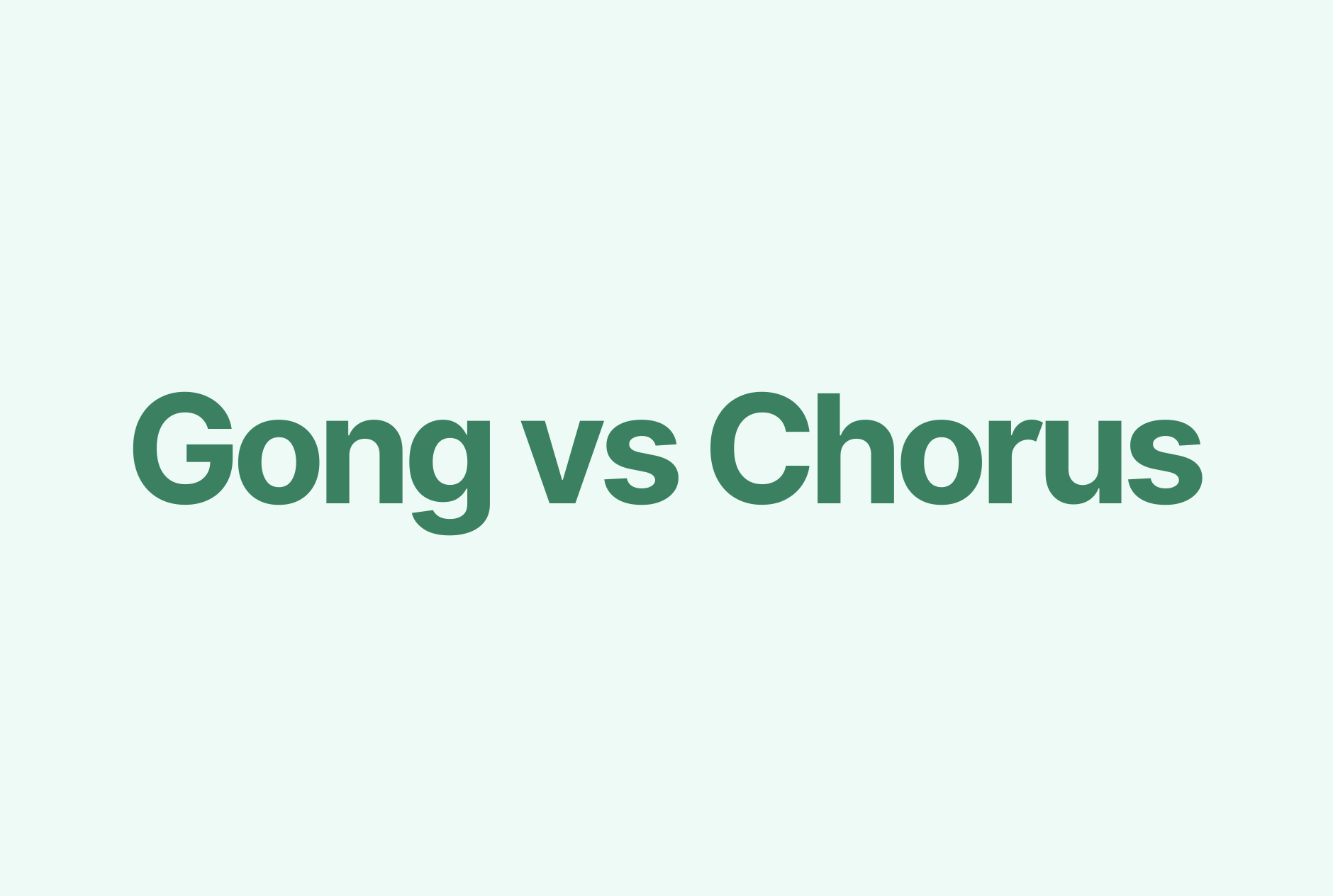 Gong vs. Chorus Which One Is Better?